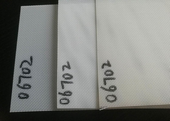 Spiraalvormig Wit 2cm Polyester Mesh Belt For Paper Pulps