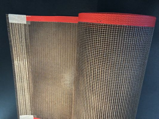 De zwarte Riem van FDA Ptfe van het Glasvezel Materiële Netwerk
